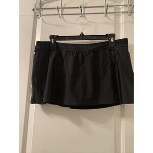 Beach Native Women's Black Swim Skirt Under Lining 1 Piece Unknown Size